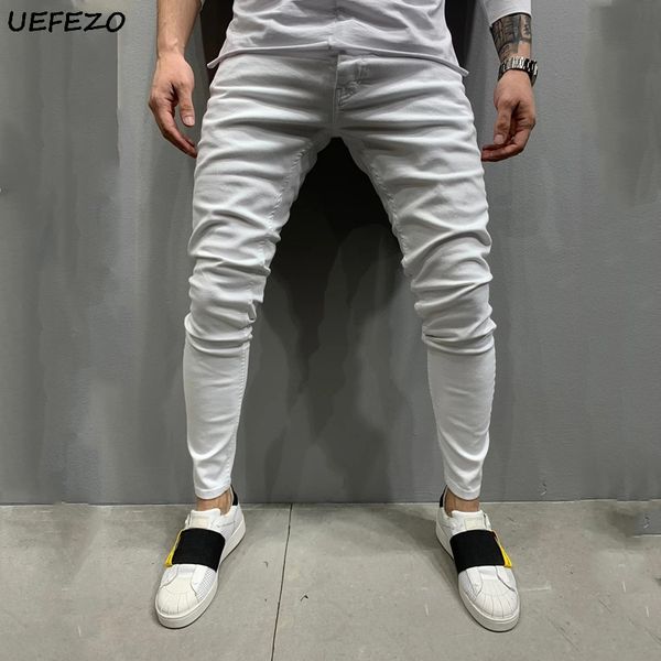 men's jeans uefezo men autumn ripped fashion casual slim fit straight high stretch feet skinny male white trousers, Blue
men's jeans uefezo men autumn ripped fashion casual slim fit straight high stretch feet skinny male white trousers, Blue