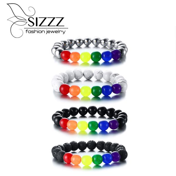 charm bracelets products jewelry wholesale rainbow stone beads bracelets&bangles for men, Golden;silver
charm bracelets products jewelry wholesale rainbow stone beads bracelets&bangles for men, Golden;silver