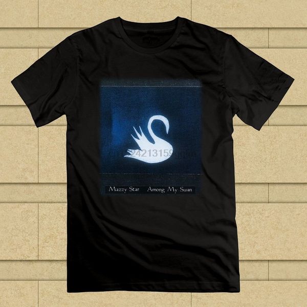 мужской mazzy star среди my swan black fashion t shirt