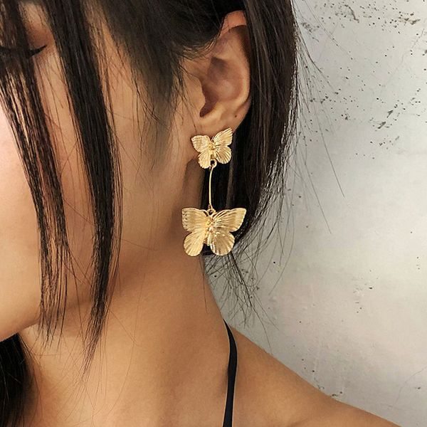 korea butterfly stud earrings for women bohemia butterfly loop simple stud earings sweet grils ear rings jewelry gift charm, Golden;silver
korea butterfly stud earrings for women bohemia butterfly loop simple stud earings sweet grils ear rings jewelry gift charm, Golden;silver