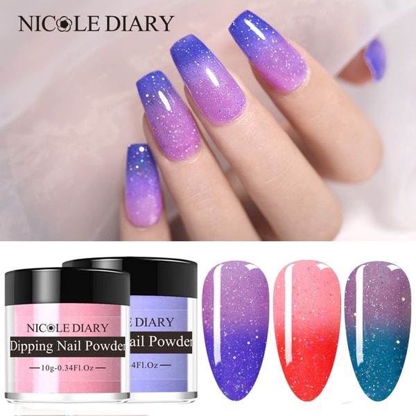 nail glitter nicole diary 10g thermal dip powder shinny temperature color changing chrome art dipping, Silver;gold
nail glitter nicole diary 10g thermal dip powder shinny temperature color changing chrome art dipping, Silver;gold