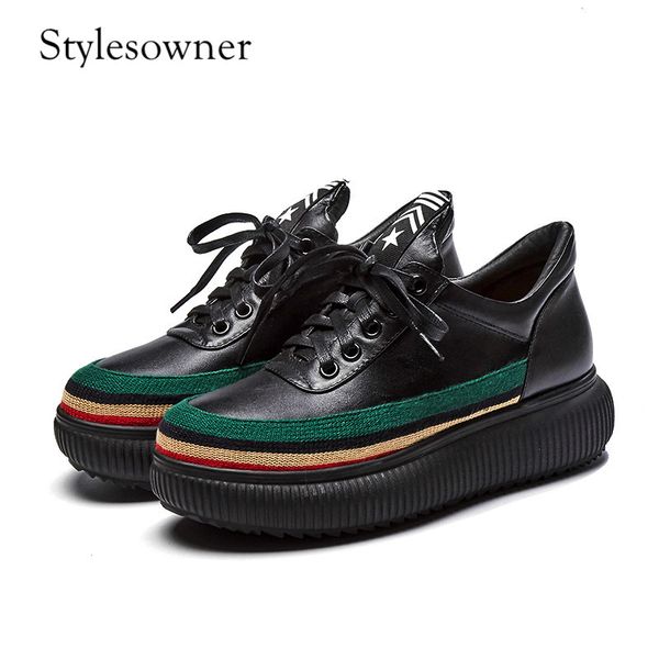 stylesowner корейского стиль весна лето горячие дизайн плоская повседневные кроссовки обувь корова кожа высокие платформы комфорт плоских мо, Black
stylesowner корейского стиль весна лето горячие дизайн плоская повседневные кроссовки обувь корова кожа высокие платформы комфорт плоских мо, Black
