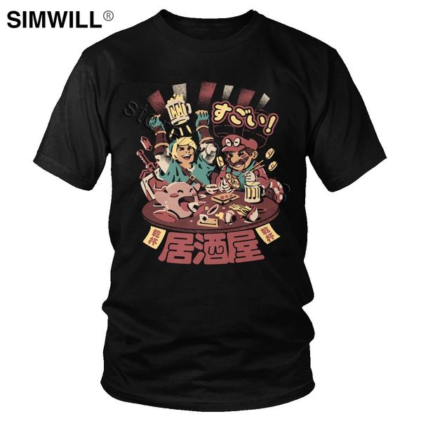 heroes izakaya t shirt men cotton graphic print t-shirt short sleeves japanese video game tee funny slim fit leisure tshirt gift
heroes izakaya t shirt men cotton graphic print t-shirt short sleeves japanese video game tee funny slim fit leisure tshirt gift