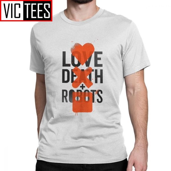 love death robots men's customized with own logo t shirt vintage round neck tshirt cotton new arrival oversized
love death robots men's customized with own logo t shirt vintage round neck tshirt cotton new arrival oversized