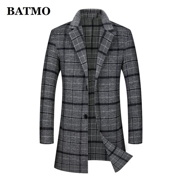 batmo 2020 new arrival autumn wool plaid trench coat men,men's plaid wool jackets ,size m-xxxl 2037, Black
batmo 2020 new arrival autumn wool plaid trench coat men,men's plaid wool jackets ,size m-xxxl 2037, Black