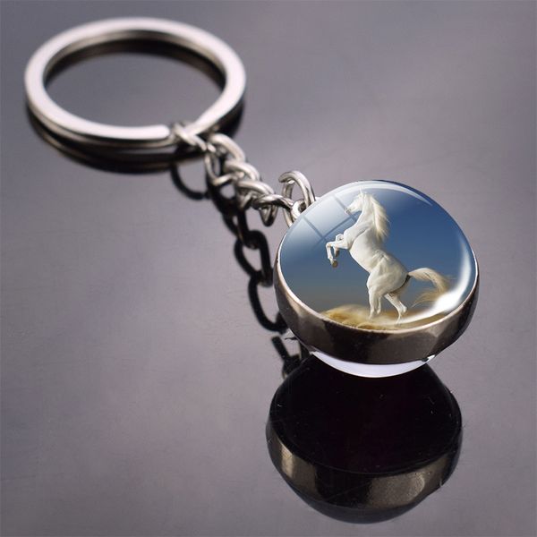 leather keychain horse keychain horse picture glass ball keychain double side glass cabochon glass pendant metal keyring, Silver
leather keychain horse keychain horse picture glass ball keychain double side glass cabochon glass pendant metal keyring, Silver