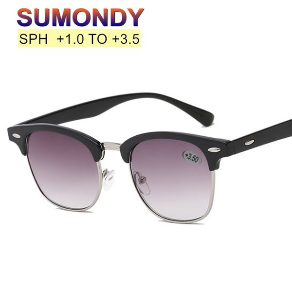 sumondy gradual grey reading sunglasses glasses sph +1.0 to +3.5 women men brand designer fashion spectacles for presbyopia ur37, White;black
sumondy gradual grey reading sunglasses glasses sph +1.0 to +3.5 women men brand designer fashion spectacles for presbyopia ur37, White;black