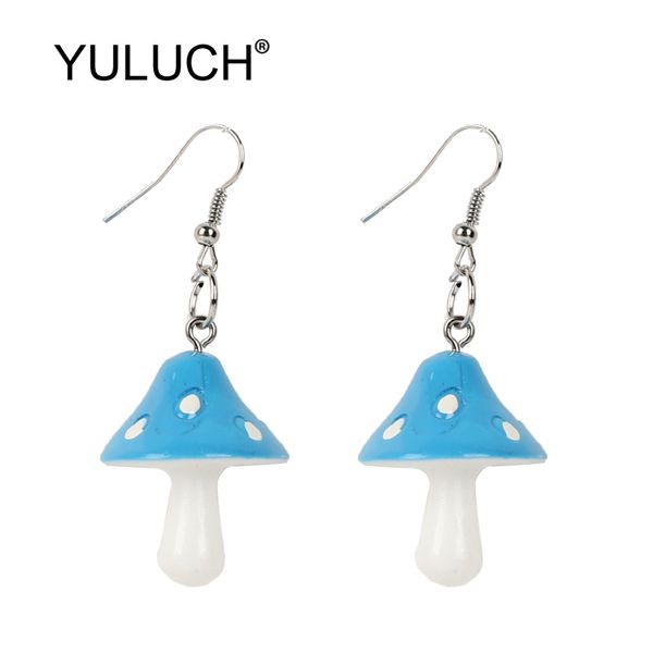 yuluch fashion mushroom pattern long dangle earrings female fashion jewelry personality women red green magic drop earrings, Silver
yuluch fashion mushroom pattern long dangle earrings female fashion jewelry personality women red green magic drop earrings, Silver
