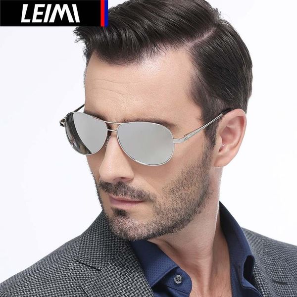 sunglasses leimi men's brand designer pilot polarized male sun glasses eyeglasses gafas masculino for men, White;black
sunglasses leimi men's brand designer pilot polarized male sun glasses eyeglasses gafas masculino for men, White;black