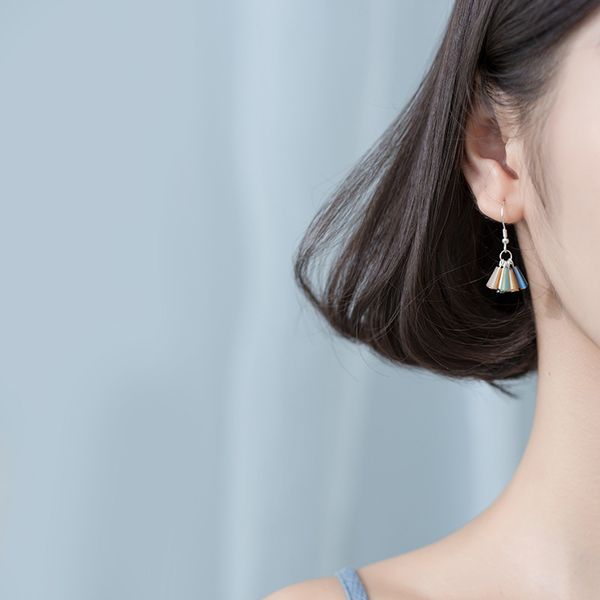 modian elegant tassel multicolor sparkling drop earrings trendy 925 sterling silver luxury dangle earring for women jewelry gift, Golden;silver
modian elegant tassel multicolor sparkling drop earrings trendy 925 sterling silver luxury dangle earring for women jewelry gift, Golden;silver