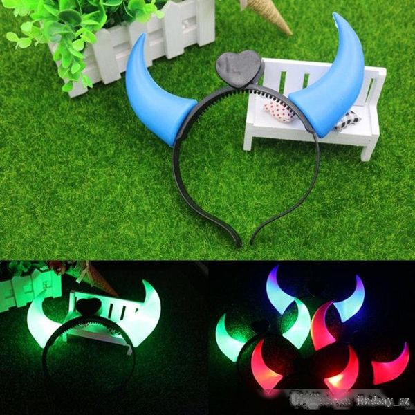 christmas and halloween ox horn party headwear flashing led hair clasp headband xmas decorations luminous devil horns head hoop light
christmas and halloween ox horn party headwear flashing led hair clasp headband xmas decorations luminous devil horns head hoop light