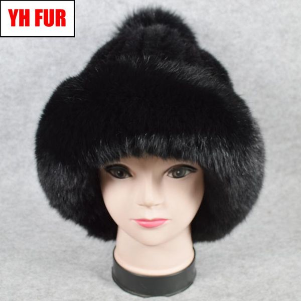 Lady Winter Luxury Knitted Real Genuine Fur Hats Women Real Caps Beanies Party Fashion Hat Skullies, Blue;gray
Lady Winter Luxury Knitted Real Genuine Fur Hats Women Real Caps Beanies Party Fashion Hat Skullies, Blue;gray