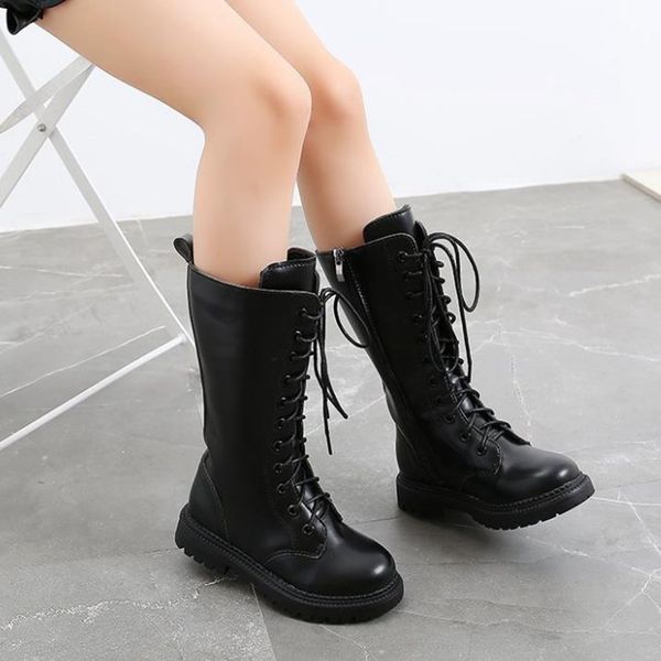 autumn winter lace up high heel boots shoes knight boy girls fashion snow kids, Black;grey
autumn winter lace up high heel boots shoes knight boy girls fashion snow kids, Black;grey