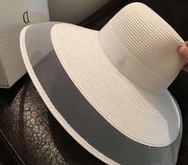 white sun hat women hepburn hood women sunscreen summer large eaves straw hat femma beach resort beach ladies sombrero mujer, Blue;gray
white sun hat women hepburn hood women sunscreen summer large eaves straw hat femma beach resort beach ladies sombrero mujer, Blue;gray