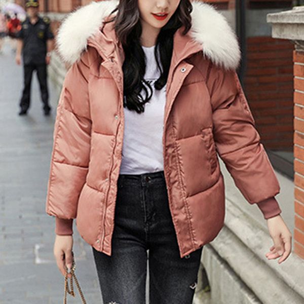 women's down & parkas women 2021 winter thick warm short jacket loose hooded fur collar jackets and coats dr2405, Black
women's down & parkas women 2021 winter thick warm short jacket loose hooded fur collar jackets and coats dr2405, Black