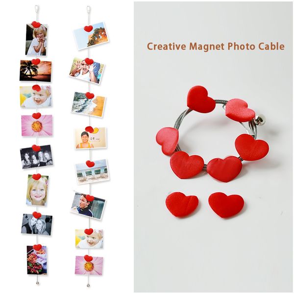 2set 1.5m magnetic cable buckle p frame string red heart wedding wall art hanging p banner rope picture home background
2set 1.5m magnetic cable buckle p frame string red heart wedding wall art hanging p banner rope picture home background