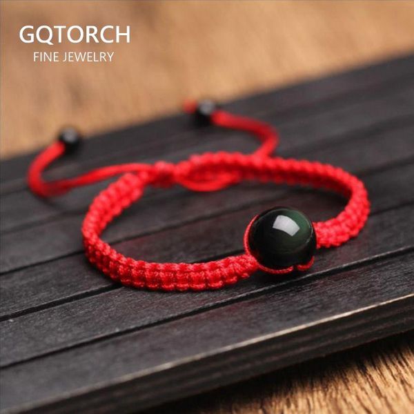 energy bracelets bangles natural black rainbow eye obsidian bracelet couple hand woven lucky red rope beads ball for men women, Golden;silver
energy bracelets bangles natural black rainbow eye obsidian bracelet couple hand woven lucky red rope beads ball for men women, Golden;silver