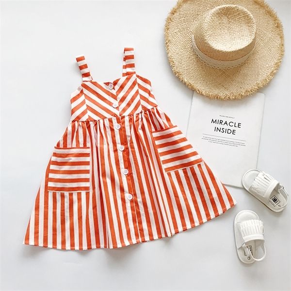 children's clothing girl dress 2020 new summer dress children's foreign suspenders skirt striped skirt a-line 0925, Red;yellow
children's clothing girl dress 2020 new summer dress children's foreign suspenders skirt striped skirt a-line 0925, Red;yellow