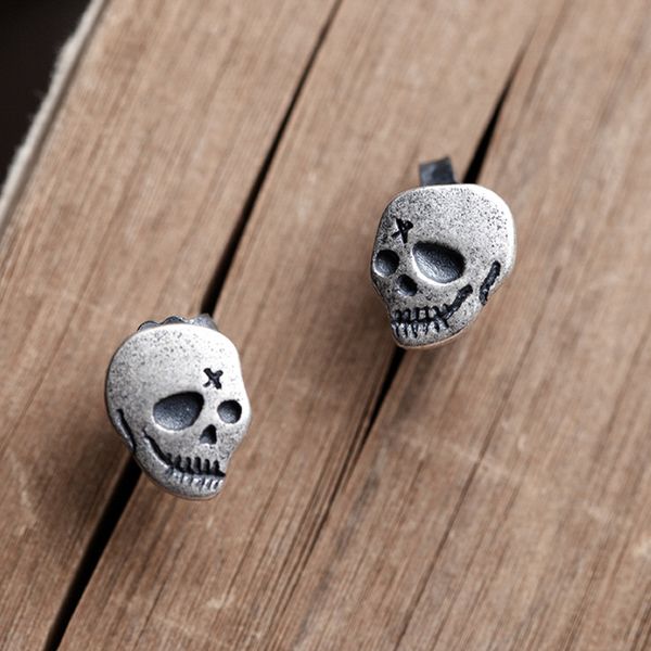 stud 925 sterling silver skull earrings women earring punk party wedding jewelry for girls fashion, Golden;silver
stud 925 sterling silver skull earrings women earring punk party wedding jewelry for girls fashion, Golden;silver