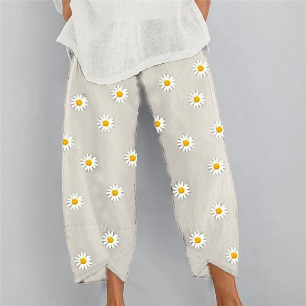 women's pants & capris casual ladies harem cute daisy print street loose retro breathable wild fashion mid waist ankle, Black;white
women's pants & capris casual ladies harem cute daisy print street loose retro breathable wild fashion mid waist ankle, Black;white