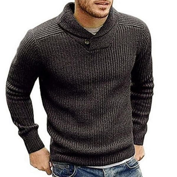 men's sweaters 2021 men autumn winter lapel collar long sleeve thick warm knitted pullover sweater slim casual brand clothing, White;black
men's sweaters 2021 men autumn winter lapel collar long sleeve thick warm knitted pullover sweater slim casual brand clothing, White;black