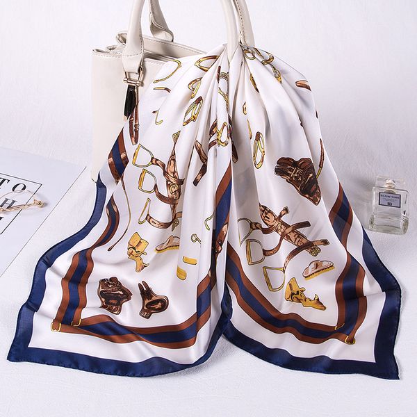 scarves fashion summer silk square scarf solid women satin neck hair tie band soft beach hijab head female foulard drop, Blue;gray
scarves fashion summer silk square scarf solid women satin neck hair tie band soft beach hijab head female foulard drop, Blue;gray