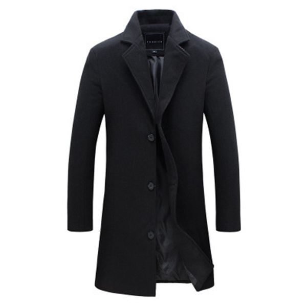 mens long woolen trench coat fashion trend lapel neck long sleeve outerwear designer autumn male button slim solid color trench coats, Tan;black
mens long woolen trench coat fashion trend lapel neck long sleeve outerwear designer autumn male button slim solid color trench coats, Tan;black