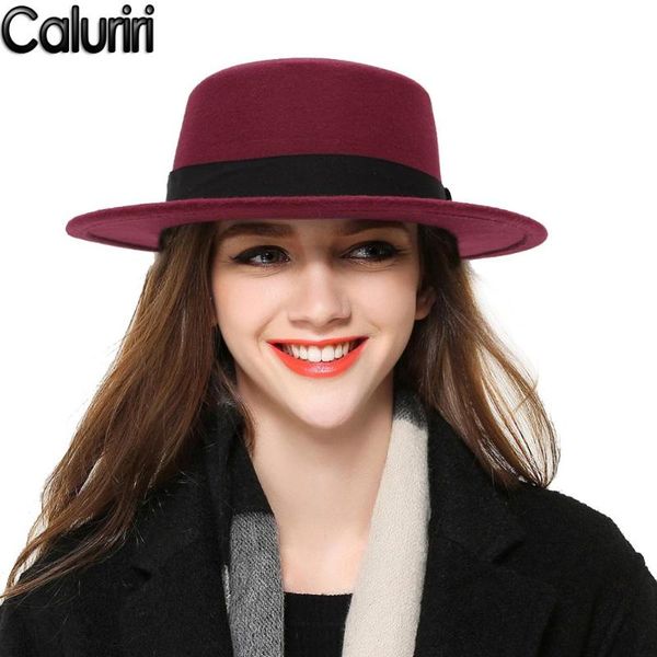 stingy brim hats caluriri classic solid color felt fedoras hat for men women artificial wool jazz cap simple flat top, Blue;gray
stingy brim hats caluriri classic solid color felt fedoras hat for men women artificial wool jazz cap simple flat top, Blue;gray