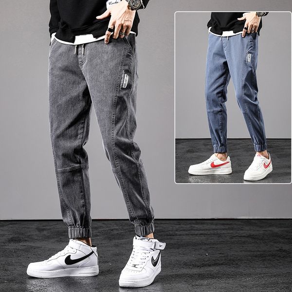 2020 autumn new men's jeans loose trendy ankle-length pants jeansjeans and jeansnine-point harem pants ankle-tied casual tooling all-ma, Blue
2020 autumn new men's jeans loose trendy ankle-length pants jeansjeans and jeansnine-point harem pants ankle-tied casual tooling all-ma, Blue