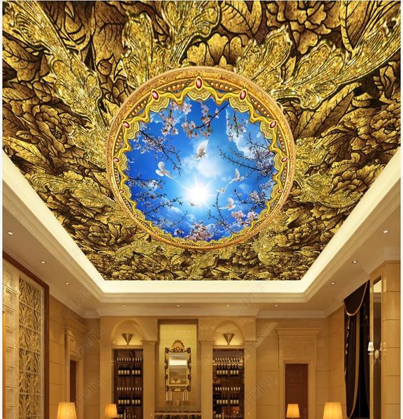 3d ceiling murals wallpaper custom p luxury european pattern blue sky flower branch white pigeon living room wallpaper for walls 3 d
3d ceiling murals wallpaper custom p luxury european pattern blue sky flower branch white pigeon living room wallpaper for walls 3 d