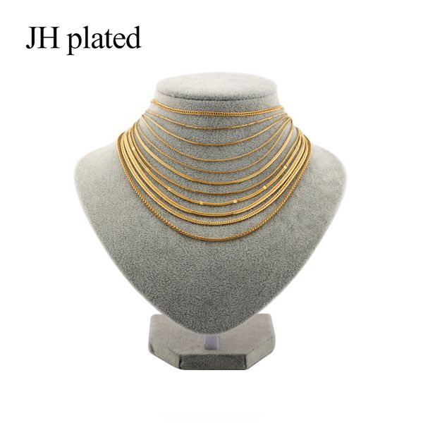chains jhplated african trendy golden necklaces length 45cm fashion men women jewelry good friend birthday present for girls gift, Silver
chains jhplated african trendy golden necklaces length 45cm fashion men women jewelry good friend birthday present for girls gift, Silver