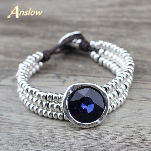 anslow fashion jewelry wrap handmade diy silver-plated beads women female bracelet for party friendship gift low0759lb y200918, Black
anslow fashion jewelry wrap handmade diy silver-plated beads women female bracelet for party friendship gift low0759lb y200918, Black