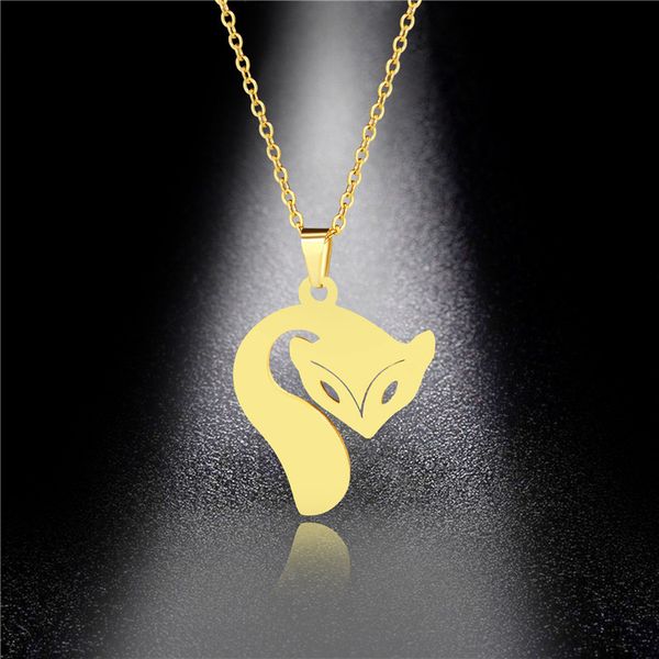 pendant necklaces creative 316 stainless steel small necklace female all-match fresh titanium cute spirit, Silver
pendant necklaces creative 316 stainless steel small necklace female all-match fresh titanium cute spirit, Silver