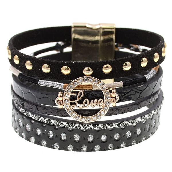 charm bracelets leather for women fashion love & bangles magnetic clasp bracelet, Golden;silver
charm bracelets leather for women fashion love & bangles magnetic clasp bracelet, Golden;silver