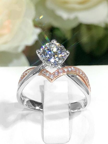 cluster rings npkds fashionable creative v-shaped crown moissanite ring rose gold two-color crystal open zircon women gift, Golden;silver
cluster rings npkds fashionable creative v-shaped crown moissanite ring rose gold two-color crystal open zircon women gift, Golden;silver