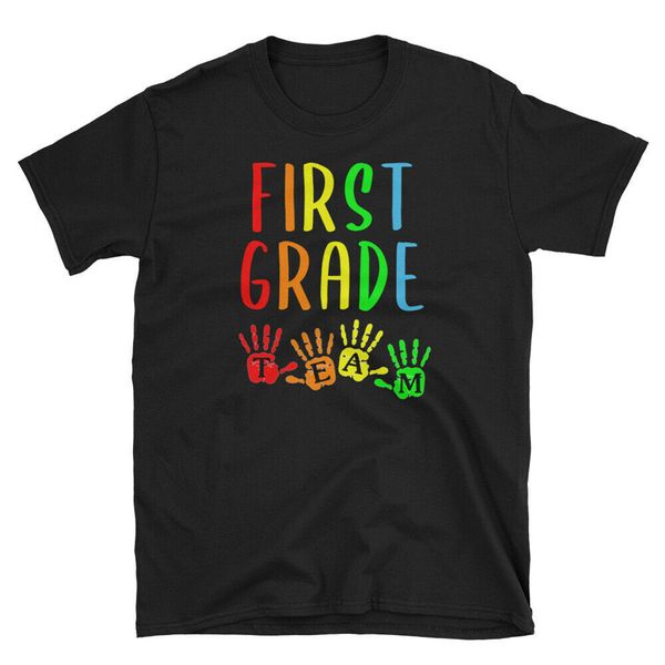 back to school first grade teacher team handprints t-shirt s-3xl new fashion tee shirt
back to school first grade teacher team handprints t-shirt s-3xl new fashion tee shirt