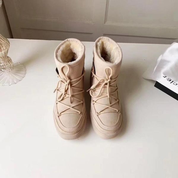 2020 women boots female winter boots warmer fur lace-up snow women's shoes fashion platform, Black
2020 women boots female winter boots warmer fur lace-up snow women's shoes fashion platform, Black