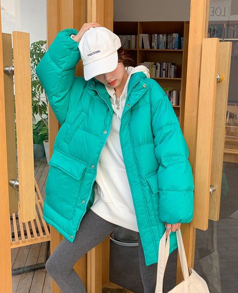 2020 winter new mid-length womens down padded jacket european american college style thickened loose women padded jacket solid color coats, Black
2020 winter new mid-length womens down padded jacket european american college style thickened loose women padded jacket solid color coats, Black