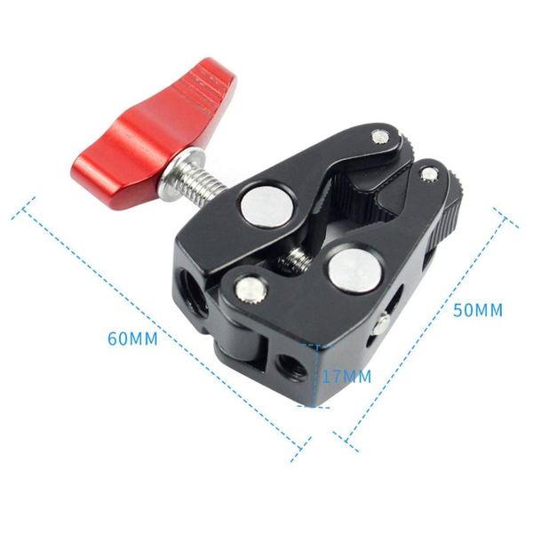 lighting & studio accessories metal magic arm dual 1/4" ball head mount handlebar super clamp for shoe monitor tripod rig dslr camera
lighting & studio accessories metal magic arm dual 1/4" ball head mount handlebar super clamp for shoe monitor tripod rig dslr camera