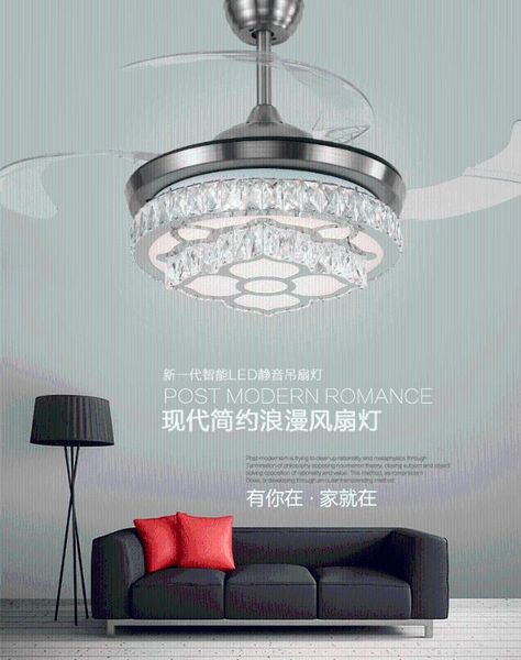 electric fans 108cm 42inch the dimming control stealth fan lamp ceiling crystal restaurant dining room living 110-240v
electric fans 108cm 42inch the dimming control stealth fan lamp ceiling crystal restaurant dining room living 110-240v