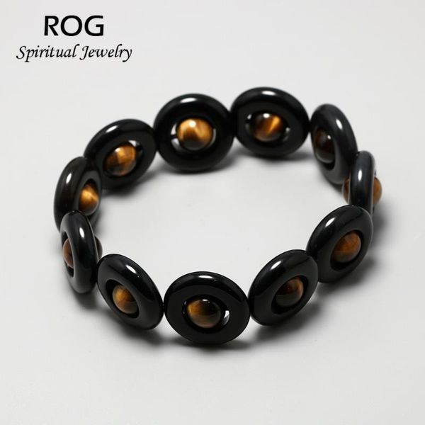 natural obsidian onyx beads bracelet for men women satellite design dragon six words tiger eye strand bracelet buddhism jewelry, Black
natural obsidian onyx beads bracelet for men women satellite design dragon six words tiger eye strand bracelet buddhism jewelry, Black