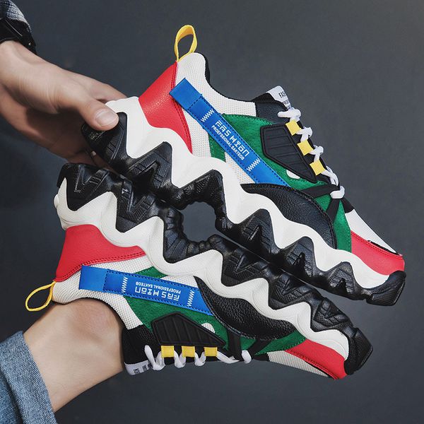 high fashion casual shoes men comfortable spring autumn chunky sneakers tenis lightweight breathable zapatos de hombre, Black
high fashion casual shoes men comfortable spring autumn chunky sneakers tenis lightweight breathable zapatos de hombre, Black