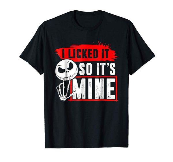 2019 моды t shirt мужчин я облизал это так, что мне принадлежит кошмар череп halloween тенниски