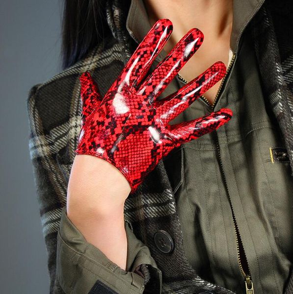 five fingers gloves women' fashion slim red snakeskin faux pu leather glove lady' club performance formal party 16cm r2322, Blue;gray
five fingers gloves women' fashion slim red snakeskin faux pu leather glove lady' club performance formal party 16cm r2322, Blue;gray