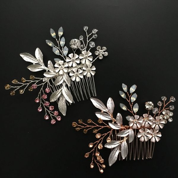 slbridal rose gold wired clear crystal pearl rhinestones wedding hair comb bridal headdress hair accessories bridesmaids jewelry, Golden;silver
slbridal rose gold wired clear crystal pearl rhinestones wedding hair comb bridal headdress hair accessories bridesmaids jewelry, Golden;silver