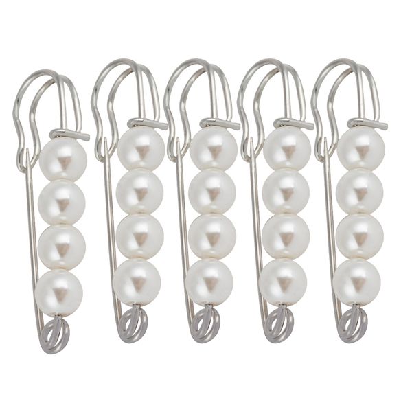 5 pieces элегантных поддельного pearl безопасность pin брошь pin зажим для пальто платья шарфа, Gray
5 pieces элегантных поддельного pearl безопасность pin брошь pin зажим для пальто платья шарфа, Gray