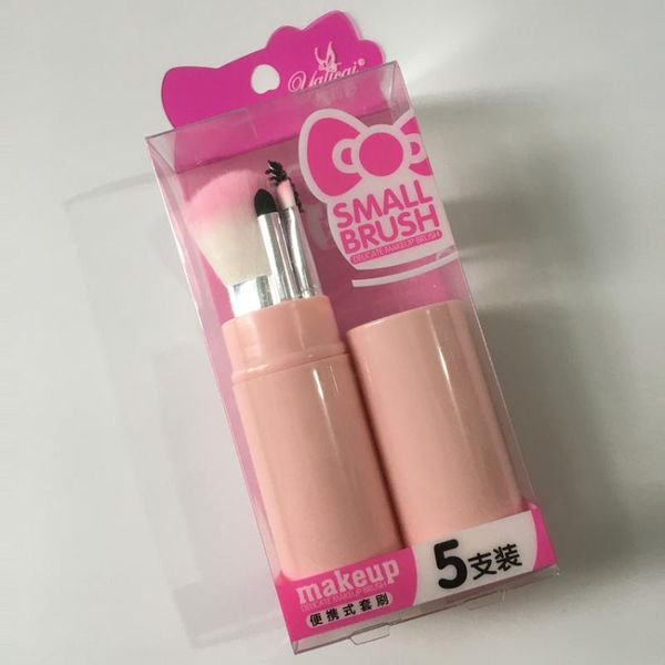 5pcs/set pink kitty makeup brushes set eyelashes lip brush mini cute beauty tools kit bucket portable pincel maquiagem brochas
5pcs/set pink kitty makeup brushes set eyelashes lip brush mini cute beauty tools kit bucket portable pincel maquiagem brochas