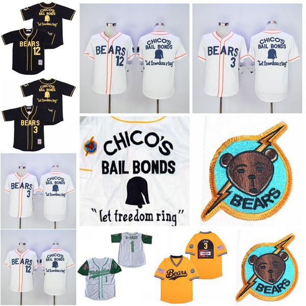 movie short baseball jersey 12 tanner boyle white bad news blazing #3 kelly leak # sewing baseball shirt, Black
movie short baseball jersey 12 tanner boyle white bad news blazing #3 kelly leak # sewing baseball shirt, Black