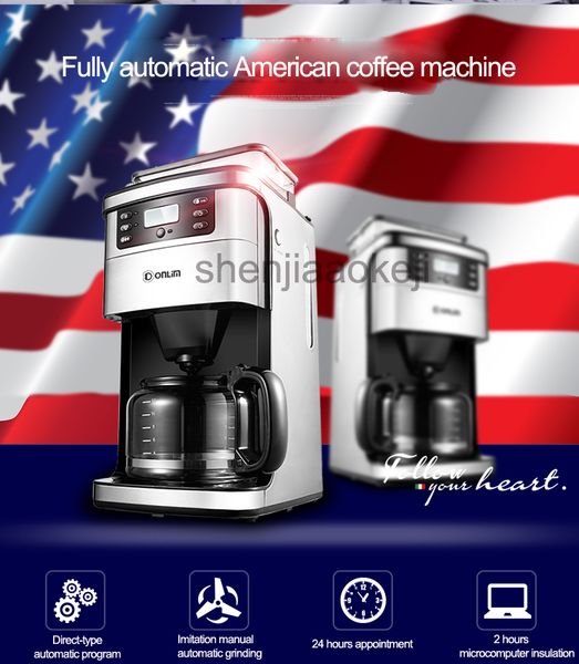 commercial automatic coffee machine kf800 household grinding bean cafe american machine drip coffee maker 900w 1pc
commercial automatic coffee machine kf800 household grinding bean cafe american machine drip coffee maker 900w 1pc