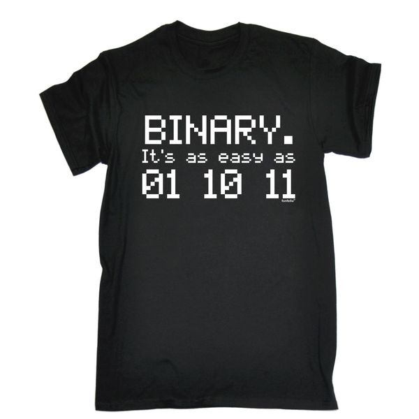binary легко as 01 10 11 t-shirt nerd geek computing science смешной подарок на день рождения футболки повседневная одежда марка хлопок
binary легко as 01 10 11 t-shirt nerd geek computing science смешной подарок на день рождения футболки повседневная одежда марка хлопок